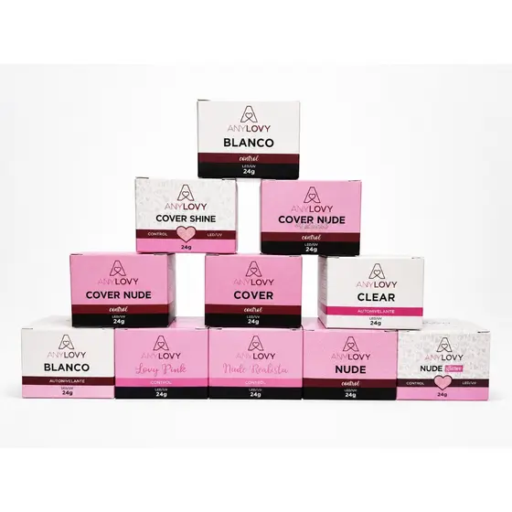 Gel AnyLovy - 24g Construtor Alongamento Unha Postiça Acrigel