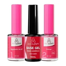 Preparadores Any Lovy - Gel Capa Base / Primer Não Ácido / Ácido / Regulador De Ph