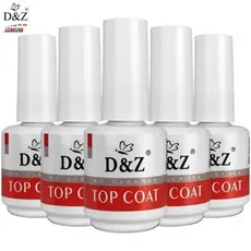 Kit Top Coat D&Z Unhas em Gel Porcelana Acrigel Fibra de Vidro Finalizador de Unha Original
