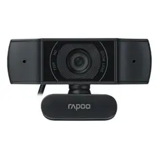 Webcam Rapoo C200 HD 720p Foco Automático Microfone Integrado Rotação 360 PC Notebook Reuniões