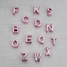 Berloque Letra Separador Rosa