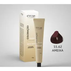 COLORAÇÃO VEGANA 55.62 A LIGA COSMÉTICOS 60 GR - AMEIXA