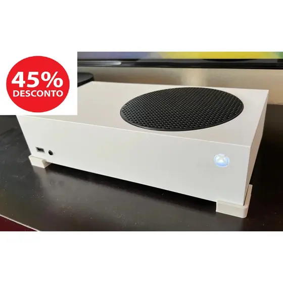 kit 4 Suporte Pezinho Console Xbox One S - X e Série S - Apoio Horizontal SPC