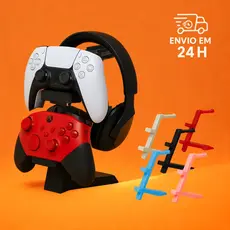 Suporte para 2  Universal controles PS5  XBOX e Fone de ouvido / HeadSet / HeadPhone