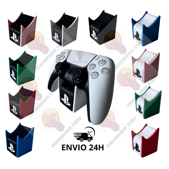 Suporte para Controle Manete PS5 DualSense – Base Minimalista Gamer com Encaixe Perfeito