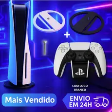 Suporte Base Vertical Para Playstation 5 + Suporte de controle Ps5 Slim Pro Controle leitor ou sem