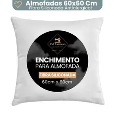 Enchimento Almofada Refil 60x60 Silicone Antialergico1 Unidade