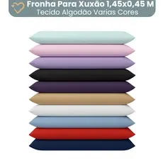 Fronha Travesseiro De Corpo 100% Algodão Xuxao Antialergico 1,45x0,45 Varias Cores