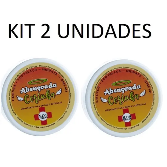 Kit 2 Abençoada Cerinha Sos Unhas Top Beauty 6G Frete - Envio Rápido