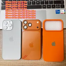(Sem Flash) Para IPhone 16 15 14 13 Pro Max Lente Alterada Capa conjunto De Personalização 17Pro Max