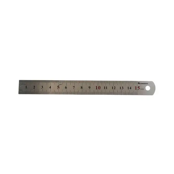 Régua Em Aço Inox Carbografite 150mm