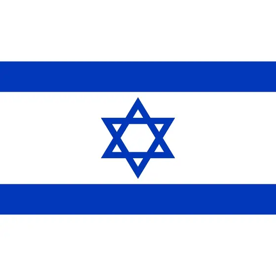 Bandeira do Israel - Brasil Argentina 100x140cm – Tecido Oxford Alta Qualidade