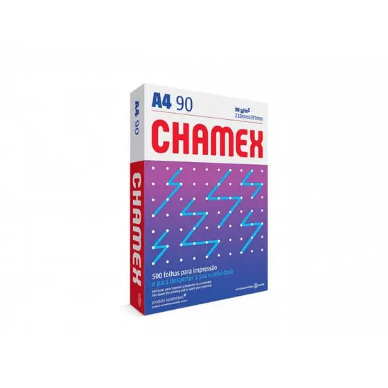 Papel Sulfite A4 90g Chamex Super 500 Folhas Ultra Qualidade