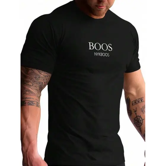 Camiseta Masculina BOS Camisa Malha Premium