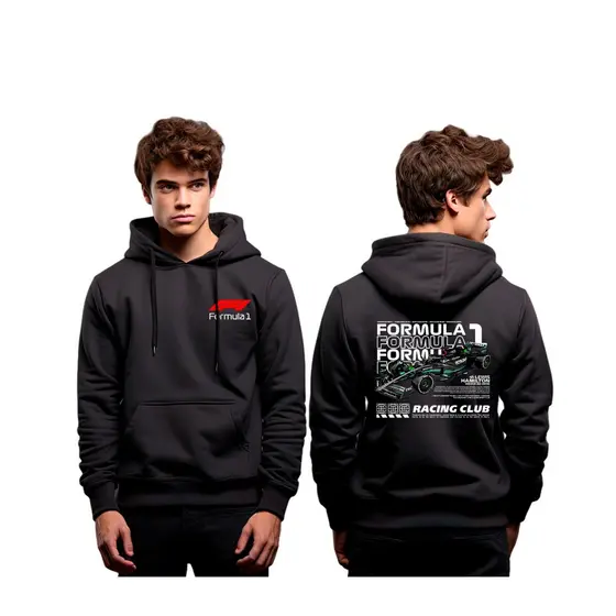 Moletom Canguru Unisex Lewis Hamilton Lançamento