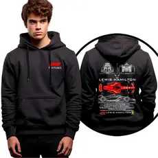 Moletom Casaco Frio Carro F1 2025 Lewis Hamilton Formula 1