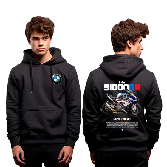 Moletom Canguru Unissex BMW S1000RR Lançamento