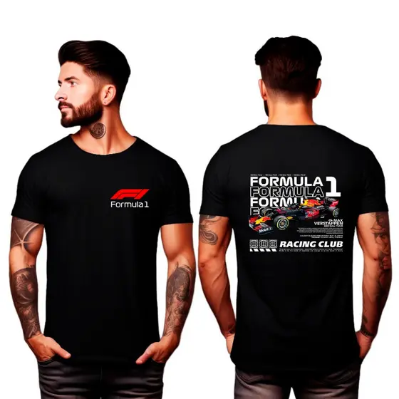 Camiseta T-Shirt Max Verstappen 100% Algodão Lançamento