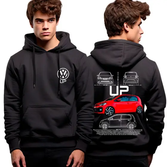 Moletom Casaco De Frio Carro Up Tsi