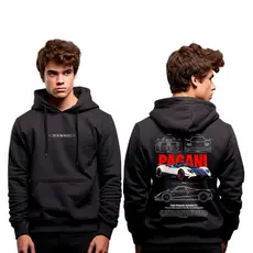 Moletom Canguru Unissex Pagani Zonda C1 Lançamento