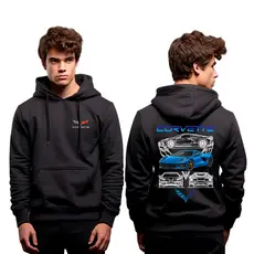 Moletom Canguru Unissex Corvette Lançamento