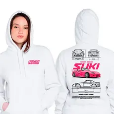 Moletom Casaco De Frio Flanelado Carro Corrida Luxo S2000 Suki Super Esportivo