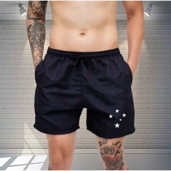 Short Tactel Bermuda Mauricinho Praia Cruzeiro