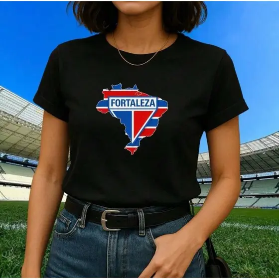 Camiseta Camisa Feminina Fortaleza Futebol Clube Lançamento Premium