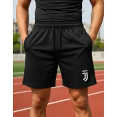 Short Tactel Time Esportivo Juventus Bermuda Confortável Para Homens