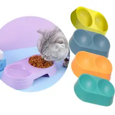 Comedouro e Bebedouro PET Tigela Dupla Vasilha Cão e Gato NF