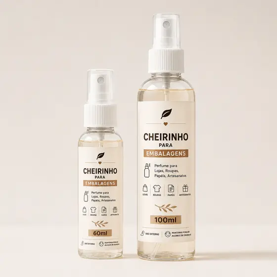 Cheirinho para Embalagens Perfume para Caixas, Roupas e Encomendas, Cheiro para Lojas Alta Fixação