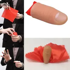 NEDFS Dedo Truques De Mágica Truque De Rua Presentes Mágicos Seda Vermelha Profissional Close-Up Cachecol Disapper Magia