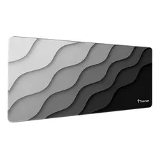 Mouse Pad Gamer Extra Grande 90x40 Deskpad Ergonômico Speed Preto Cinza Onda Degradê  Titorion