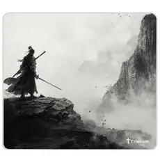 MousePad Grande 49x42 Mouse Pad Gamer Poron RIGEL Speed Premium Preto Vermelho Divinity Titorion