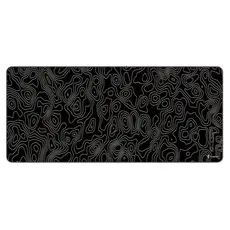 Mouse Pad Gamer Extra Grande Profissional 90x40 Deskpad Branco Preto Speed Topográfico PC Titorion