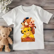 Camiseta Camisa O Rei Leão Timão Pumba Infantil Criança