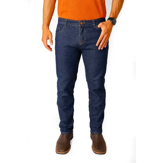 Calça Masculina Jeans de serviço Barata Reforçada 100% Algodão