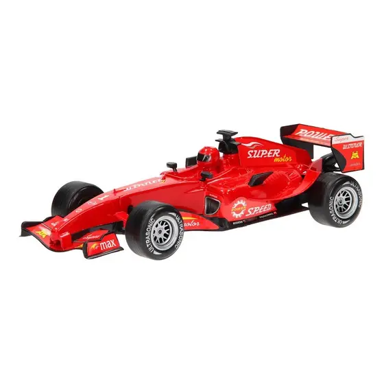 Carrinho Ferrari Fórmula 1 Vermelho Fricção Escala 1:18 Com Luz E Som 25 Cm - For Kids