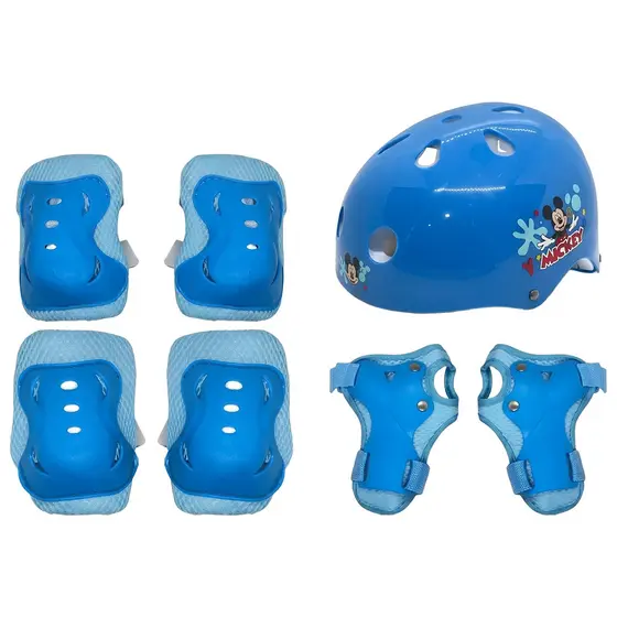 Kit De Proteção Com Capacete Joelheiras Munhequeiras Cotoveleiras Skate Patins Bicicleta Zippy Toys