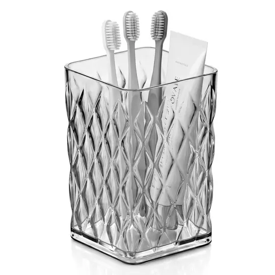 Porta Escova De Dentes Pasta Creme Dental Suporte Plástico Luxo Organizador
