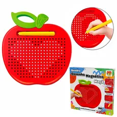 Quadro De Desenho Magnético Maçã Educativo Com Bolinhas E Canetinha Magnética Infantil

 Dm Toys