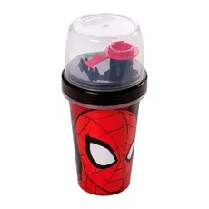 Coqueteleira Infantil Homem Aranha 320ml Garrafa Plástica Para Crianças - Plasútil