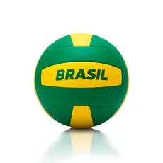 Bola De Vôlei Brasil EVA Leve Para Quadra Piscina Praia Temática Copa Do Mundo