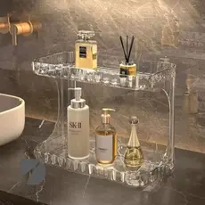 Organizador Prateleira Acrilico Transparente Porta Maquiagem Perfumes Multiuso
