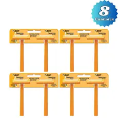 KIT C/4 - 8 UNIDADES APARELHO DE BARBEAR BIC SENSITIVE SHAVER