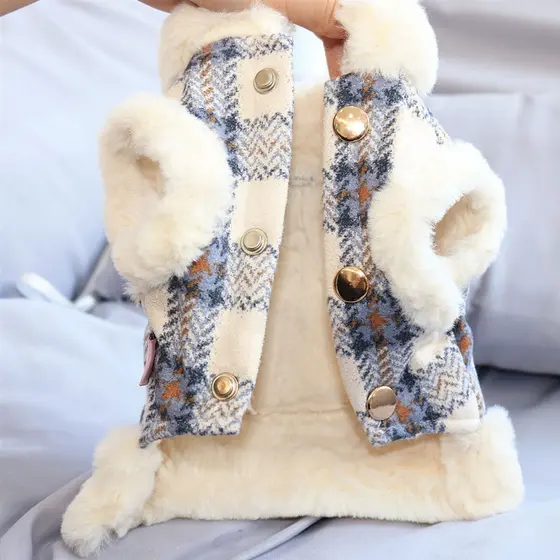 Colete De Inverno Roupas Para Cães De Estimação Casaco De Chihuahua Quentes Pequenos E Médios S-2XL