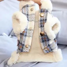 Colete De Inverno Roupas Para Cães De Estimação Casaco De Chihuahua Quentes Pequenos E Médios S-2XL