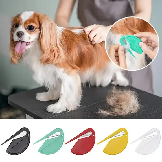 New Cat Dog Comb Pet Open Knot Comb Cat Puppy Hair Fur Grooming Trimmer Blade Comb Cat Brush
