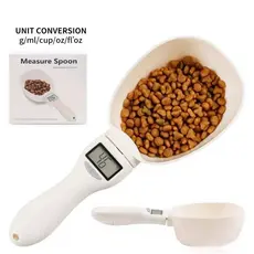 Colher Medidora de Ração para Animais de Estimação, Colher Medidora Digital de Alimentos para Cozinha, Adequada para Med
