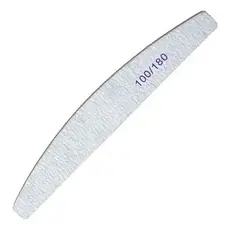 Lixa Bumerangue Banana/Boomerang/Caixao Meia Lua 100/180 Unha Porcelana Lixamento Agrigel Nails Fibra